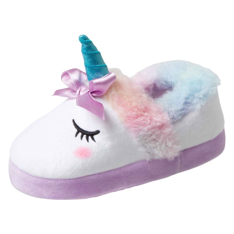 Pantuflas-con-diseño-de-unicornio-para-niña-pequeña-PAYLESS