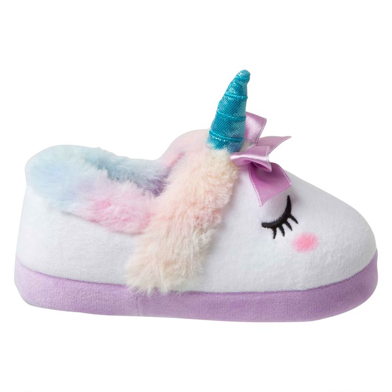 Pantuflas-con-diseño-de-unicornio-para-niña-pequeña-PAYLESS