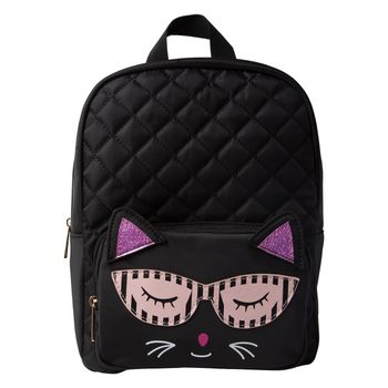 Mochila con diseño de gato para niña