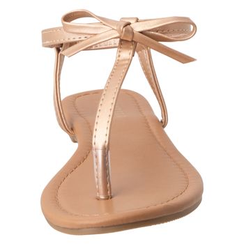 Sandalias planas Reid Bow para mujer