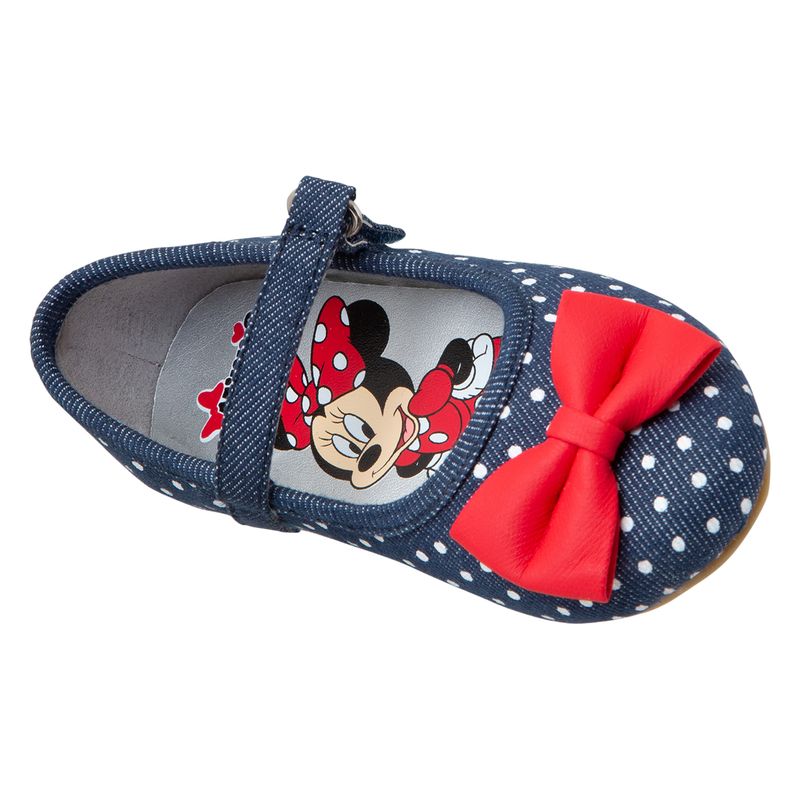 Zapatos-planos-con-lazo-y-diseño-de-Minnie-para-niña-pequeña