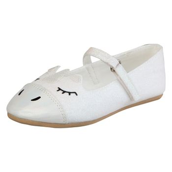 Zapatos casuales con diseño de unicornio para niña pequeña