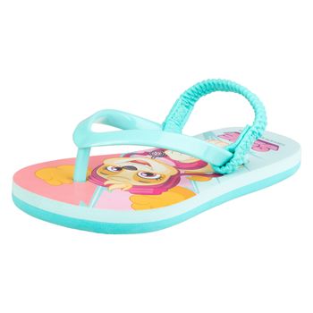 Sandalias planas con diseño de Paw Patrol para niña pequeña