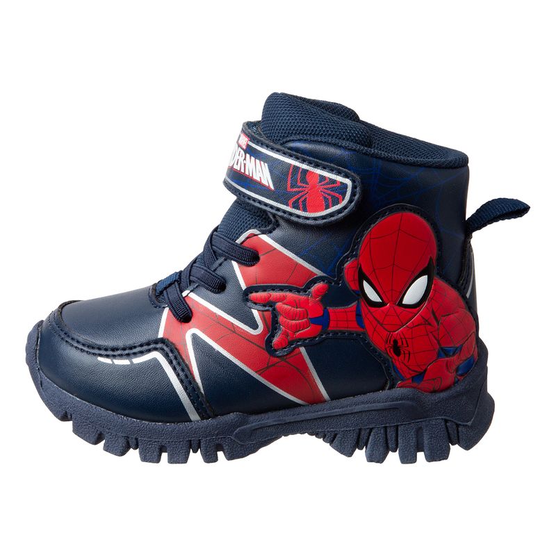 Botas-con-diseño-de-spiderman-para-niño-pequeño