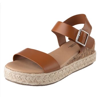 Sandalias con taco tipo cuña para mujer