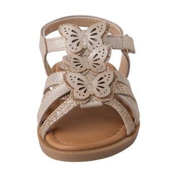 Sandalias Cassie con diseño de mariposa para niña pequeña