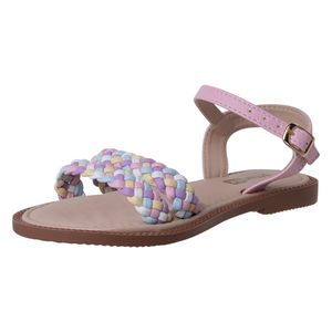 Sandalias con diseño de trenza para niña pequeña