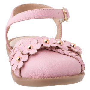 Zapatos planos con diseño de flores para niña pequeña