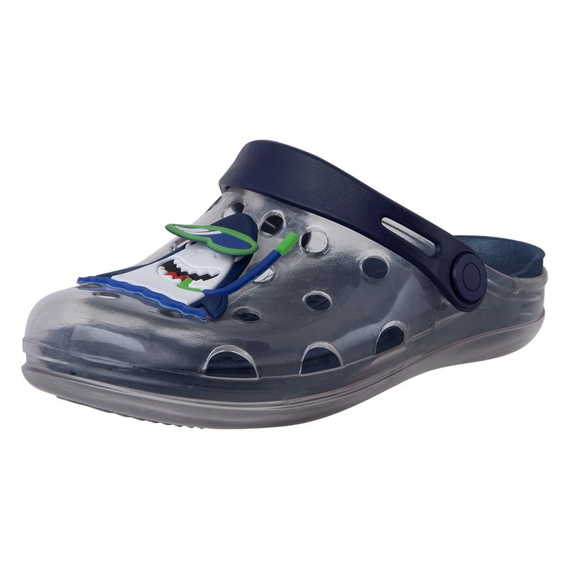 Sandalias-tipo-sueco-con-diseño-de-tiburon-para-niño-pequeño