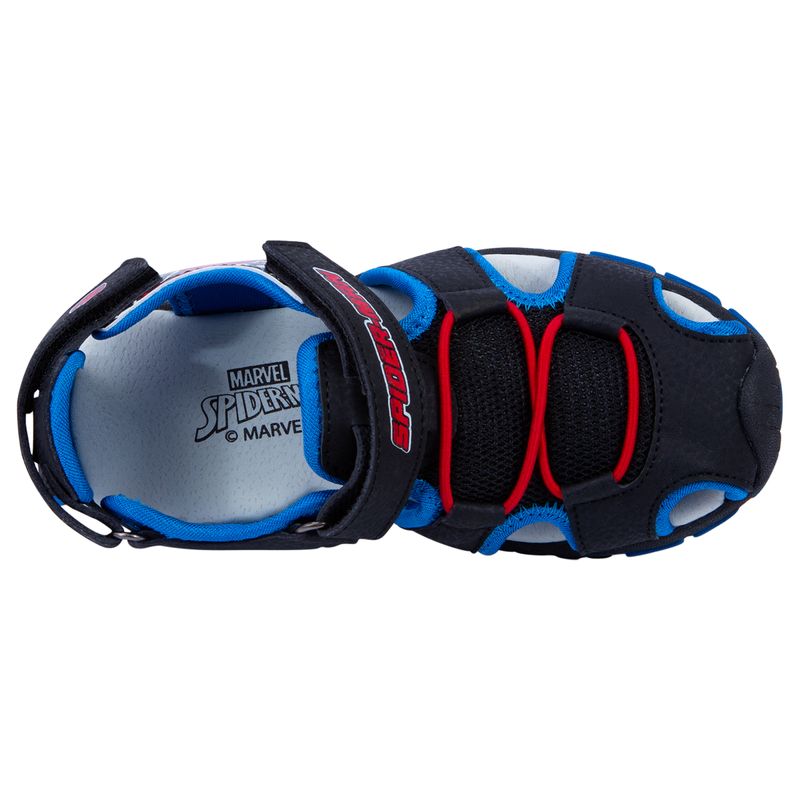 Sandalias-con-diseño-de-Spiderman-para-niño-pequeño