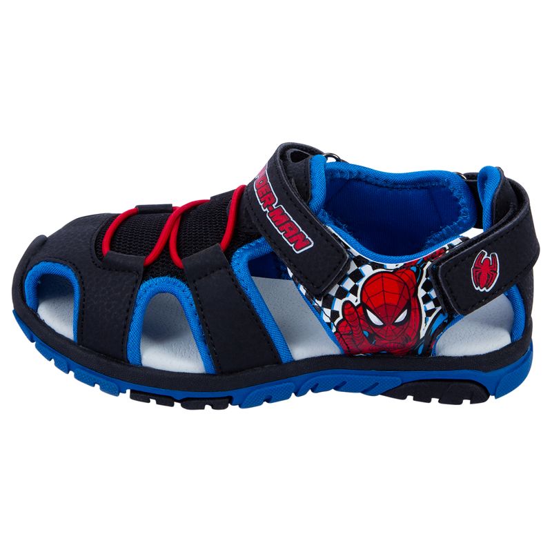 Sandalias-con-diseño-de-Spiderman-para-niño-pequeño