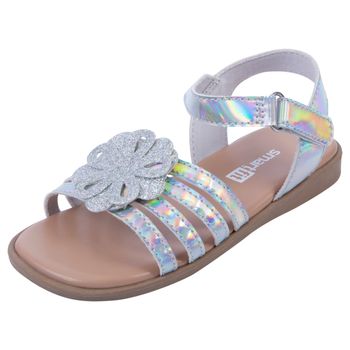 Sandalias Mila con diseño de flor para niña pequeña