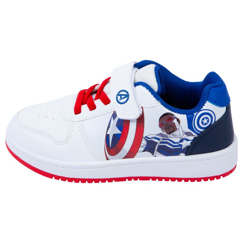 Zapatos-casuales-con-diseño-de-Capitan-America-para-niño-pequeño