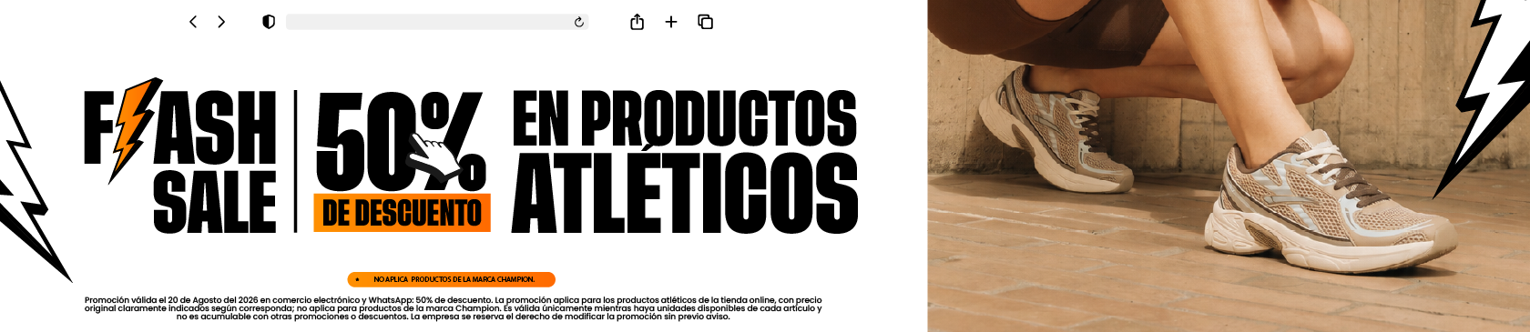 50% EN TODA LA TIENDA