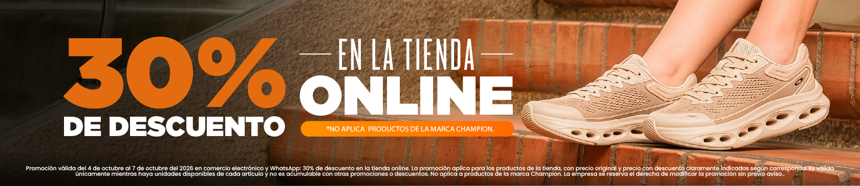 30% EN TODA LA TIENDA ONLINE